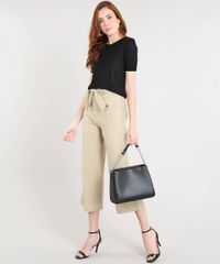 Blusa-Feminina-Bicolor-em-Trico-Manga-Curta-Decote-Redondo-Preta-9519911-Preto_3