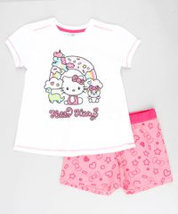 Pijama-Infantil-Hello-Kitty-Manga-Curta-Off-White-9418639-Off_White_1