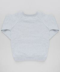 Blusao-Infantil--New-York--em-Moletom-Gola-Careca-Cinza-Mescla-9455995-Cinza_Mescla_2