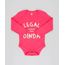 Body-Infantil--Legal-como-Minha-Dinda--Manga-Longa-Decote-Redondo-Rosa-Escuro-9208116-Rosa_Escuro_1