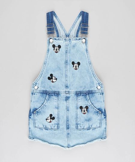 Jardineira-Short-Saia-Jeans-Infantil-Mickey-com-Bordado-Azul-Claro-9449490-Azul_Claro_1 Jardineira-Short-Saia-Jeans-Infantil-Mickey-com-Bordado-Azul-Claro-9449490-Azul_Claro_1