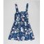 Salopete-Infantil-Estampada-Floral-com-Lace-Up-Azul-Marinho-9364777-Azul_Marinho_1