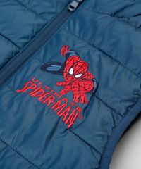 Colete-Infantil-Puffer-Homem-Aranha-com-Bolsos-Azul-Escuro-9348537-Azul_Escuro_3