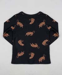 Blusa-Infantil-Estampada-de-Oncas-com-Paete-Manga-Longa-Decote-Redondo-Preta-9448658-Preto_2