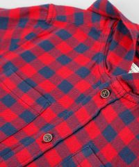 Camisa-Infantil-Estampada-Xadrez-com-Capuz-Manga-Longa-Vermelha-9382069-Vermelho_4