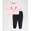 Conjunto-Infantil-Minnie-de-Blusao-Rosa---Calca-em-Moletom-Preta-9169068-Preto_1