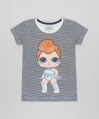 Blusa-Infantil-LOL-Surprise-Listrada-com-Paete-Manga-Curta-Decote-Redondo-Off-White-9468818-Off_White_1