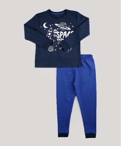 Pijama-Infantil--Space-Explorer--em-Moletom-Manga-Longa-Azul-Marinho-9476469-Azul_Marinho_1