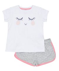 Conjunto-de-Blusa---Short-Estampado-de-Poa-Cinza-Mescla-8447355-Cinza_Mescla_1