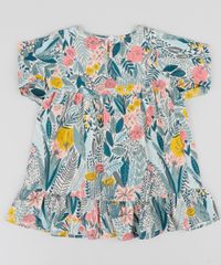 Vestido-Infantil-Estampado-Floral-com-Laco-Manga-Longa-Kaki-Claro-9476704-Kaki_Claro_2