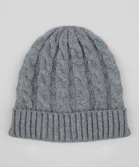 Gorro-Masculino-em-Trico-Cinza-Mescla-9380668-Cinza_Mescla_2