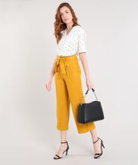 Calca-Feminina-Pantacourt-Clochard-com-Linho-Mostarda-9508341-Mostarda_3