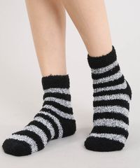 Kit-de-2-Meias-Femininas-de-Inverno-Cano-Alto-Felpuda-Preto-9283624-Preto_2