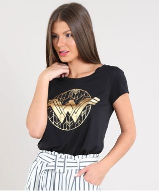Blusa-Feminina-Mulher-Maravilha-Manga-Curta-Decote-Redondo-Preta-9251679-Preto_1