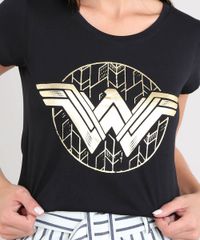 Blusa-Feminina-Mulher-Maravilha-Manga-Curta-Decote-Redondo-Preta-9251679-Preto_4