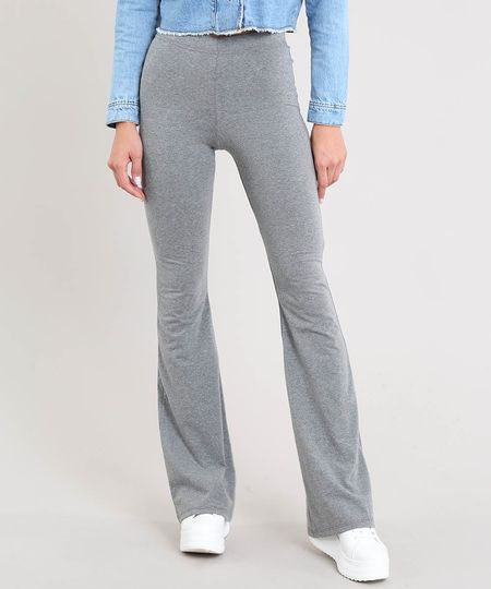 Calça Feminina Flare Básica Cinza Mescla é boa?