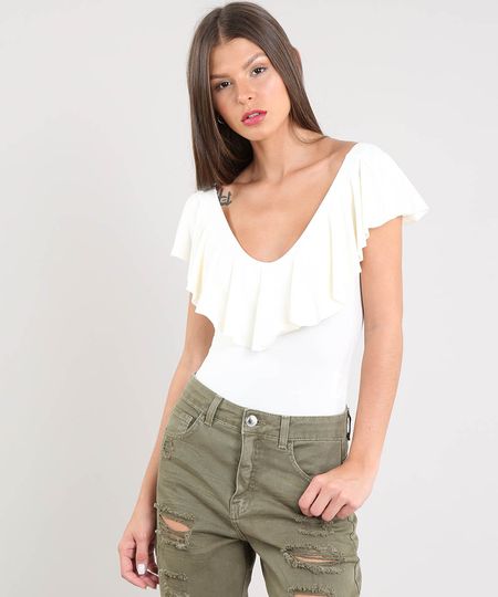 Body-Feminino-com-Babado-Decote-V-Protecao-UV50--Off-White-9431047-Off_White_1 Body-Feminino-com-Babado-Decote-V-Protecao-UV50--Off-White-9431047-Off_White_1