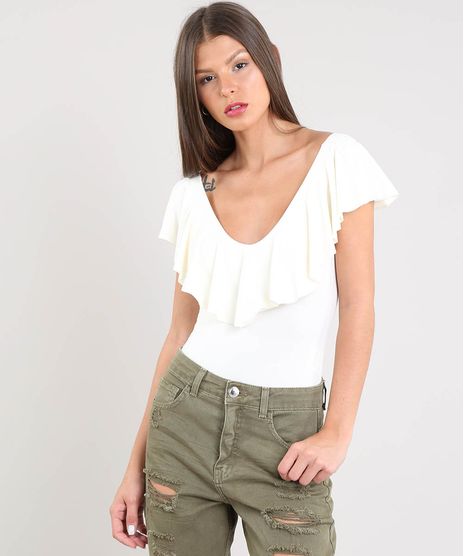 Body-Feminino-com-Babado-Decote-V-Protecao-UV50--Off-White-9431047-Off_White_1