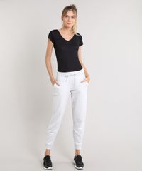 Calca-Feminina-Basica-em-Moletom-com-Bolsos-Cinza-Mescla-Claro-9469282-Cinza_Mescla_Claro_3