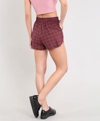 Short-Feminino-Running-Estampado-Quadriculado-Vinho-9422241-Vinho_2