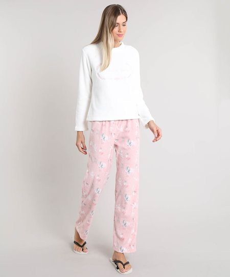 Pijama-de-Inverno-Feminino--Weekend-Lover--em-Fleece-Manga-Longa-Off-White-9371447-Off_White_1 Pijama-de-Inverno-Feminino--Weekend-Lover--em-Fleece-Manga-Longa-Off-White-9371447-Off_White_1