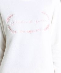 Pijama-de-Inverno-Feminino--Weekend-Lover--em-Fleece-Manga-Longa-Off-White-9371447-Off_White_3