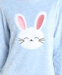 Pijama-de-Inverno-Feminino-Coelho-em-Fleece-Manga-Longa-Azul-Claro-9371920-Azul_Claro_3