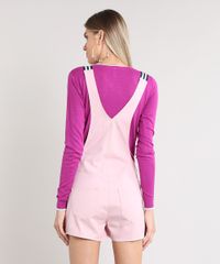 Jardineira-de-Sarja-Feminina-com-Alca-Listrada-Rosa-Claro-9540720-Rosa_Claro_2