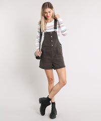 Jardineira-de-Sarja-Feminina-com-Botoes-Verde-Militar-9534874-Verde_Militar_3