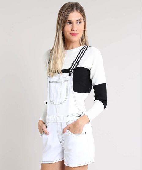 Jardineira-de-Sarja-Feminina-com-Alca-Listrada-Branca-9540719-Branco_1