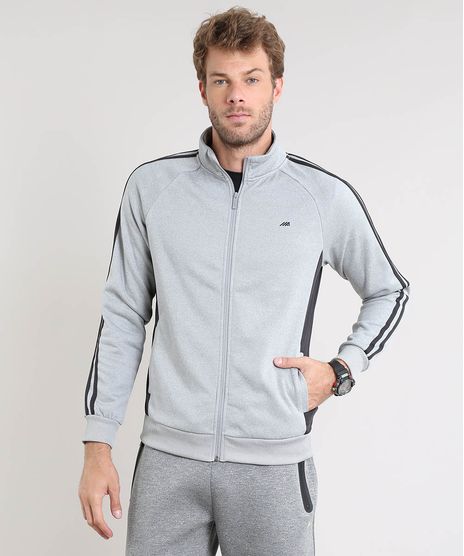 Blusao-Masculino-Esportivo-Ace-em-Moletom-com-Bolsos-Gola-Alta-Cinza-Mescla-Claro-8187446-Cinza_Mescla_Claro_1