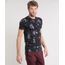 Camiseta-Masculina-Slim-Fit-Estampada-de-Respingos-Manga-Curta-Gola-Careca-Preta-9388103-Preto_1