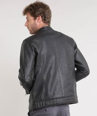 Jaqueta-Masculina-Biker-com-Bolsos-Marrom-Escuro-9357809-Marrom_Escuro_2