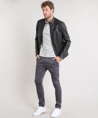 Jaqueta-Masculina-Biker-com-Bolsos-Marrom-Escuro-9357809-Marrom_Escuro_3
