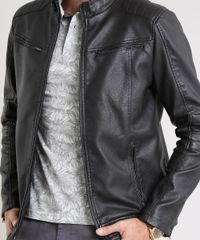 Jaqueta-Masculina-Biker-com-Bolsos-Marrom-Escuro-9357809-Marrom_Escuro_4