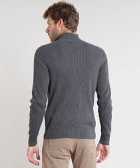 Jaqueta-Masculina-Slim-Fit-Canelada-em-Trico-Cinza-Mescla-Escuro-9347567-Cinza_Mescla_Escuro_2 Jaqueta-Masculina-Slim-Fit-Canelada-em-Trico-Cinza-Mescla-Escuro-9347567-Cinza_Mescla_Escuro_2