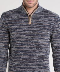 Sueter-Masculino-Mescla-em-Trico-com-Ziper-Azul-Marinho-9327993-Azul_Marinho_4