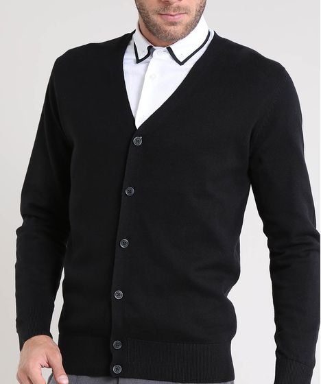 roupa cardigan masculino