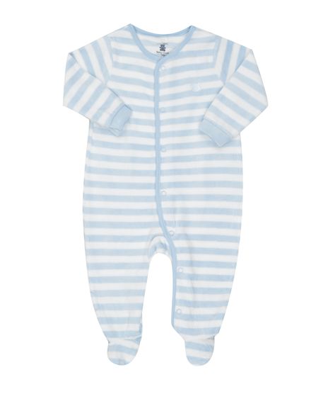 Macacao-Listrado-em-Plush-de-Algodao---Sustentavel-Branco-8319346-Branco_1