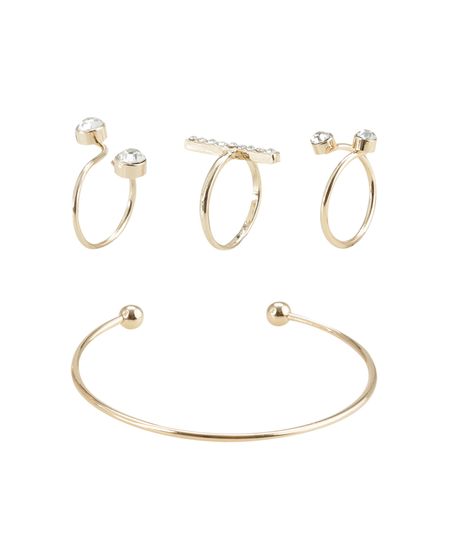 Kit-de-3-Aneis---Pulseira-Dourado-8432784-Dourado_1 Kit-de-3-Aneis---Pulseira-Dourado-8432784-Dourado_1