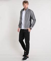 Blusao-Masculino-Esportivo-Ace-em-Moletom-com-Bolsos-Gola-Alta-Cinza-Mescla-Escuro-8187446-Cinza_Mescla_Escuro_1_3