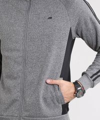 Blusao-Masculino-Esportivo-Ace-em-Moletom-com-Bolsos-Gola-Alta-Cinza-Mescla-Escuro-8187446-Cinza_Mescla_Escuro_1_4