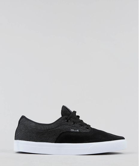Tenis-Masculino-Ollie-Jeans-com-Recorte-Preto-8843855-Preto_1