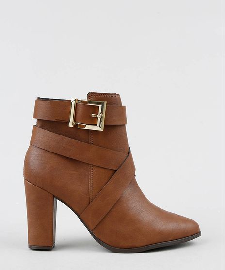Bota-Feminina-Beira-Rio-Bico-Fino-com-Fivela-Caramelo-9517434-Caramelo_1
