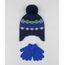 Kit-de-Gorro-Infantil-com-Pompom---Luva-em-Trico-Azul-Marinho-9369101-Azul_Marinho_2