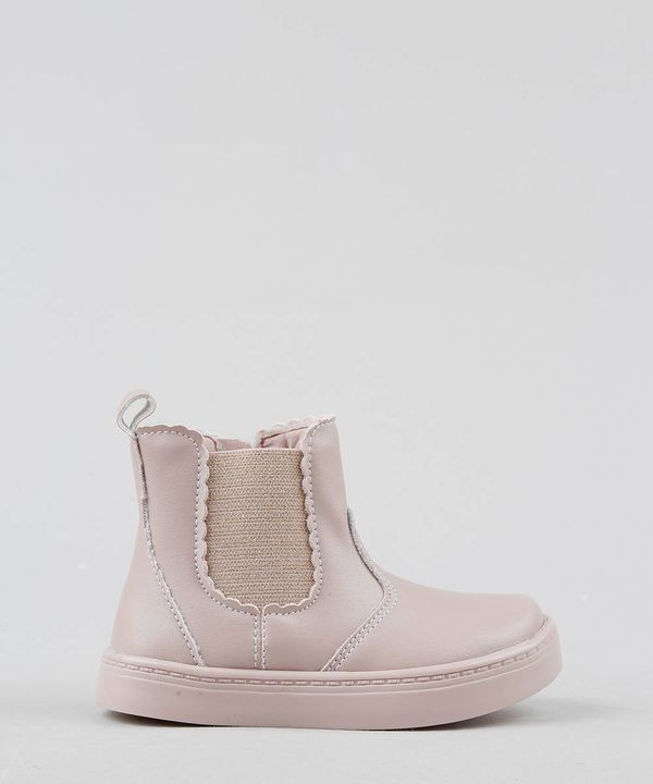 Bota Infantil com Lurex Rosê 32