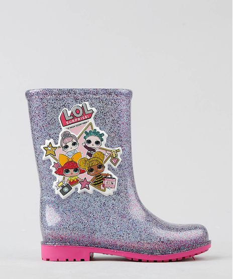 Bota-Galocha-Infantil-Grendene-LOL-Surprise-com-Glitter-Holografico-Roxa-9519905-Roxo_1
