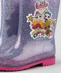 Bota-Galocha-Infantil-Grendene-LOL-Surprise-com-Glitter-Holografico-Roxa-9519905-Roxo_5