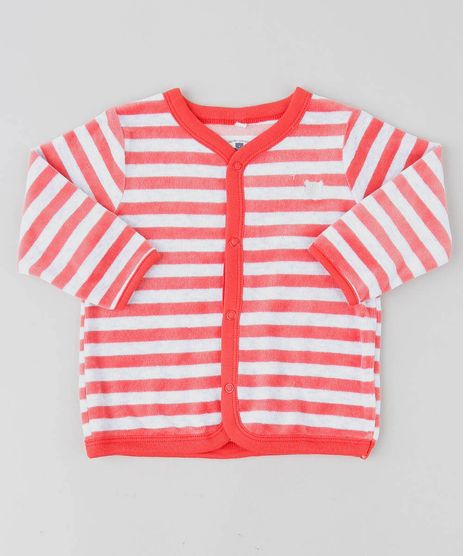 Cardigan-Infantil-Listrado-em-Plush-Cinza-Mescla-Claro-9195556-Cinza_Mescla_Claro_1