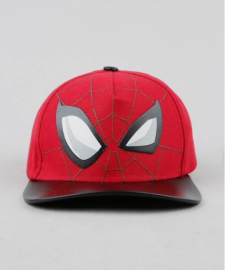Bone-Infantil-Aba-Reta-Homem-Aranha-Vermelho-9438461-Vermelho_1